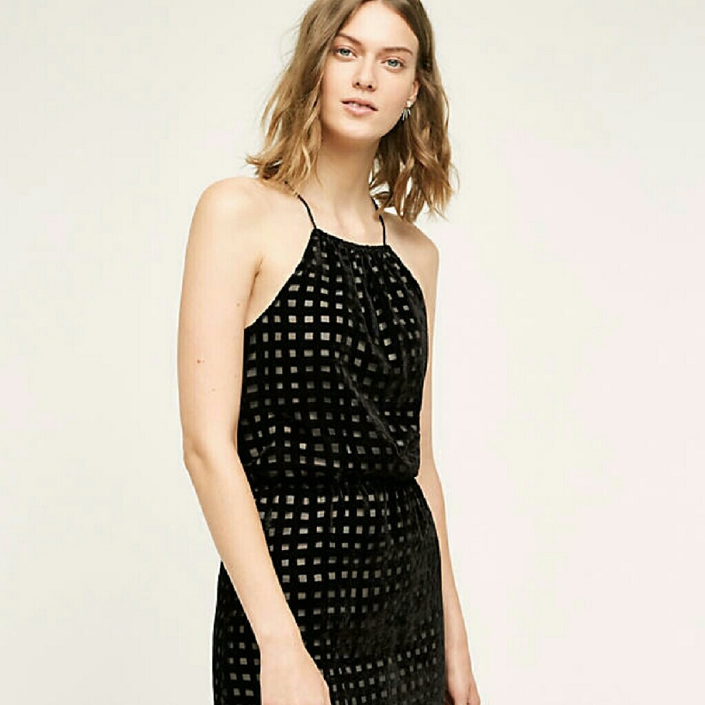 Worn once! anthropologie charlotte velvet dress